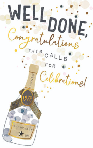 Picture of WELL DONE CONGRATULATIONS CARD